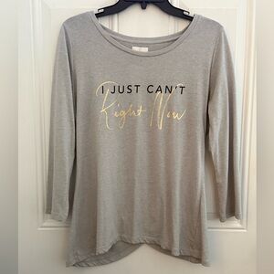 Charming Charlie Long Sleeve Top. Size Small.